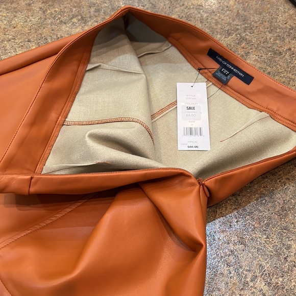 French Connection Crolenda Faux leather mini skirt - Picture 4 of 7